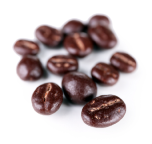 Chocolate covered coffee beans
