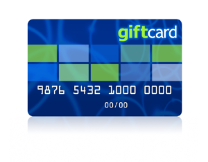 Gift card: any retail store